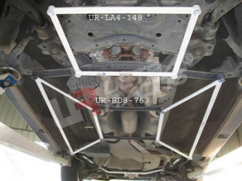 2x 4-Point Floor Bars for Mazda 5 CP 00+