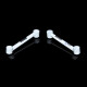 2x 2-Point Rear Lower Side Bars for Lexus RX350 09+ AL10