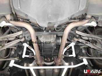 2x 3-Point Rear Side Bars for Lexus LS 430 06+