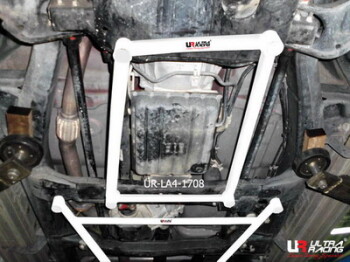 4-Point Front H-Brace for Isuzu D-Max 3.0D 02+