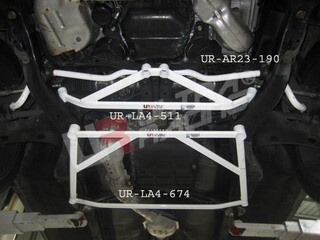 4-Point Front H-Brace for Impreza WRX 01-07 GD incl. Wagon