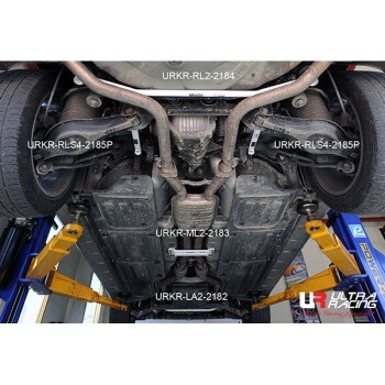 2x 2-Point Rear Lower Brace for Hyundai Genesis Sedan 12+
