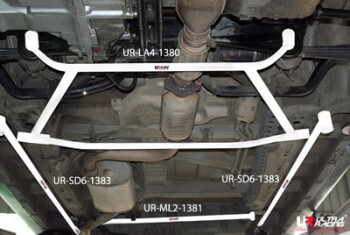 2x 3-Point Side Bars Honda Odyssey 94-98 RA 2.2