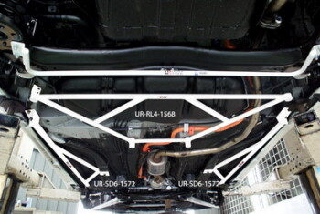 2x 3-Point Side Floor Bars Honda CRZ 10+