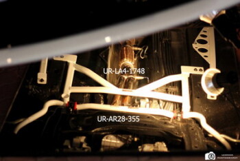 4-Point Front H-Brace Honda Civic FD2 05+ TypeR