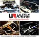 2x 2-Point Rear Lower Side Bars Ford Focus 1.8 MK2 05-10
