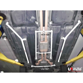 2x 3-Point Side Lower Bars for Cadillac CTS 3.6 07+