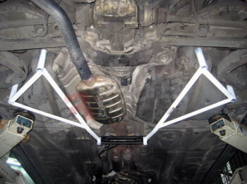 2x 3-Point Rear Member Braces BMW 3-Series E46 99-05