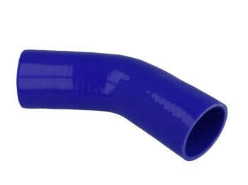 Silicone Elbow 45°, 60mm, Blue