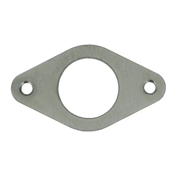 TurboZentrum inlet flange TiAL F38 Wastegate - stainless