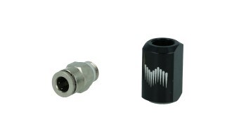 1 / 4 Nozzle Holder, (straight), Low Profile