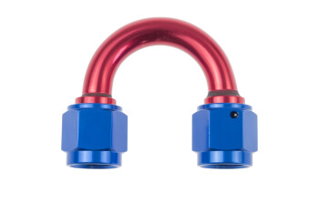 -12 AN female to -12 AN female 180° swivel coupler -...