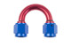 -12 AN female to -12 AN female 180° swivel coupler - red/blue | RHP
