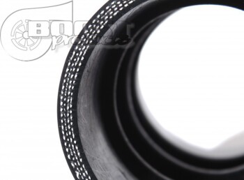 Silicone Reducer Elbow 45°, 102 - 76mm, black